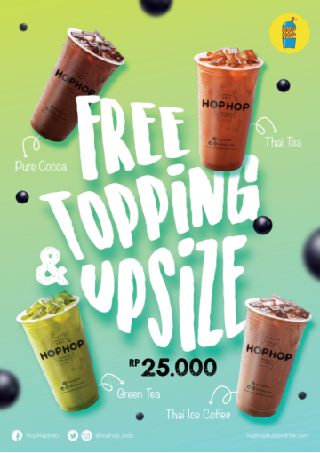 Free Upsize All Liquid Products